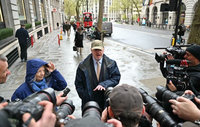<p>Alan Bates in the spotlight once again as he arrives at the Post Office Horizon IT inquiry on Tuesday</p>